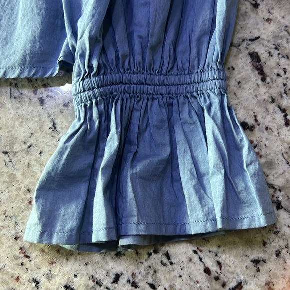 Merlette Women's Blue Ruffled Top - Picture 5 of 7